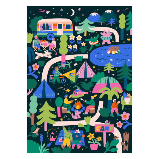 Friends Camping | 1000 Pieces