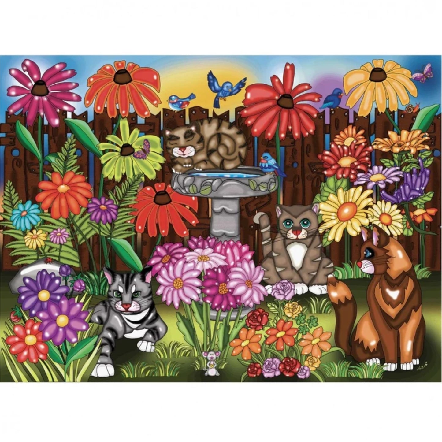 Chats de jardin | 1000 pièces