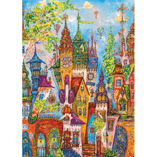 Charming Village, Red Arches | 1000 piece