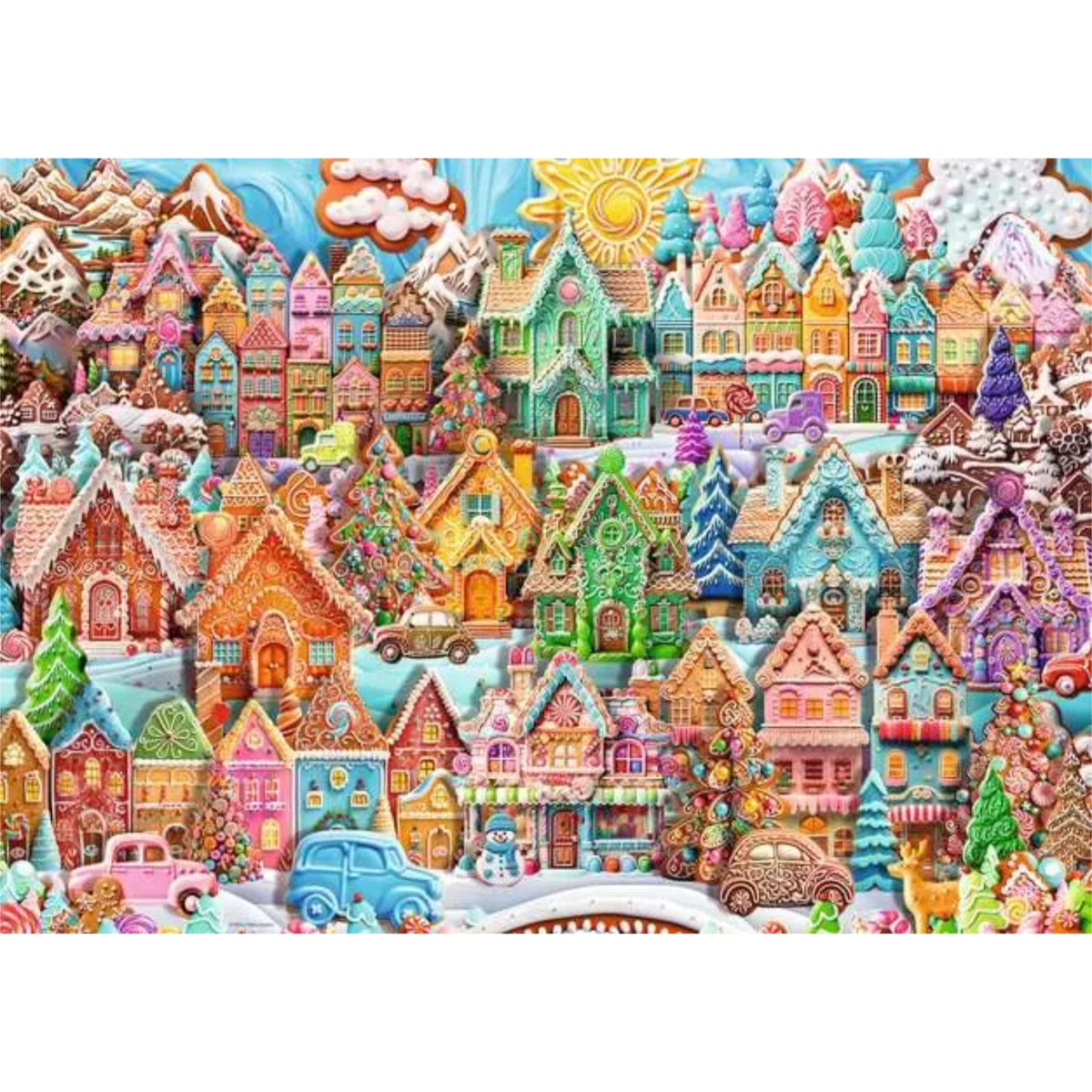 Christmas Cookie Village | 1000 pièces
