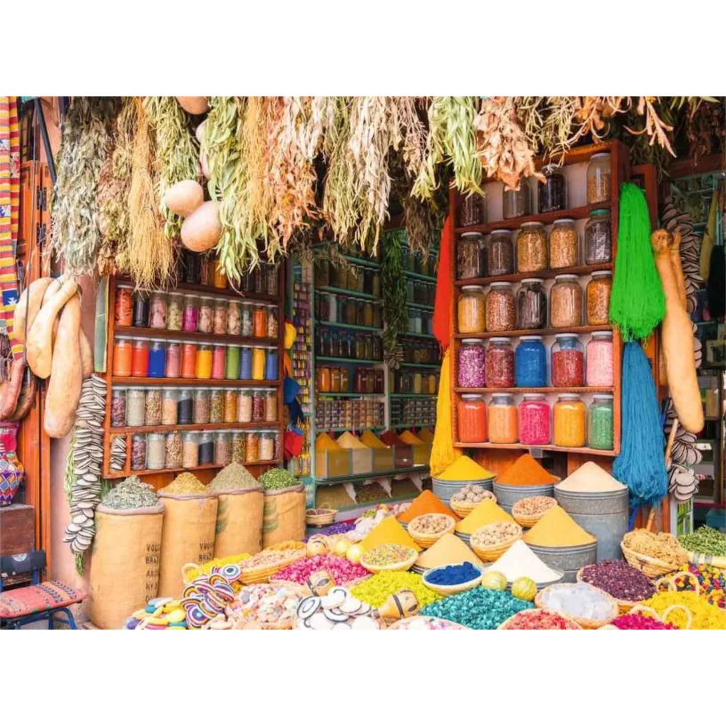Colorful Spices and Herbs, Morocco| 500 pièces