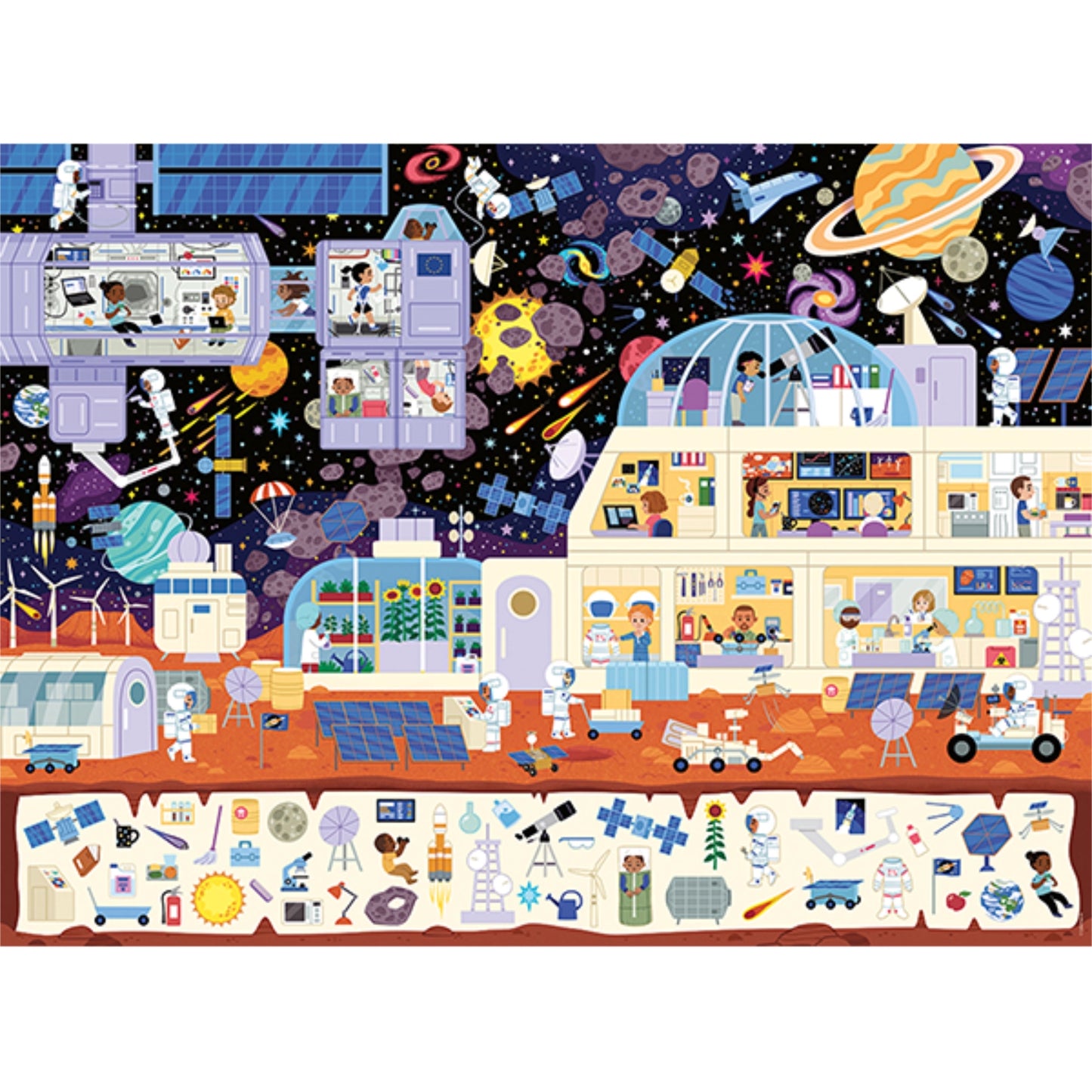 Dans l'espace | 150 pièces