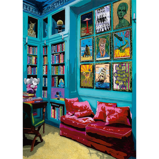 Home, Room With Red Sofa | 1000 piece