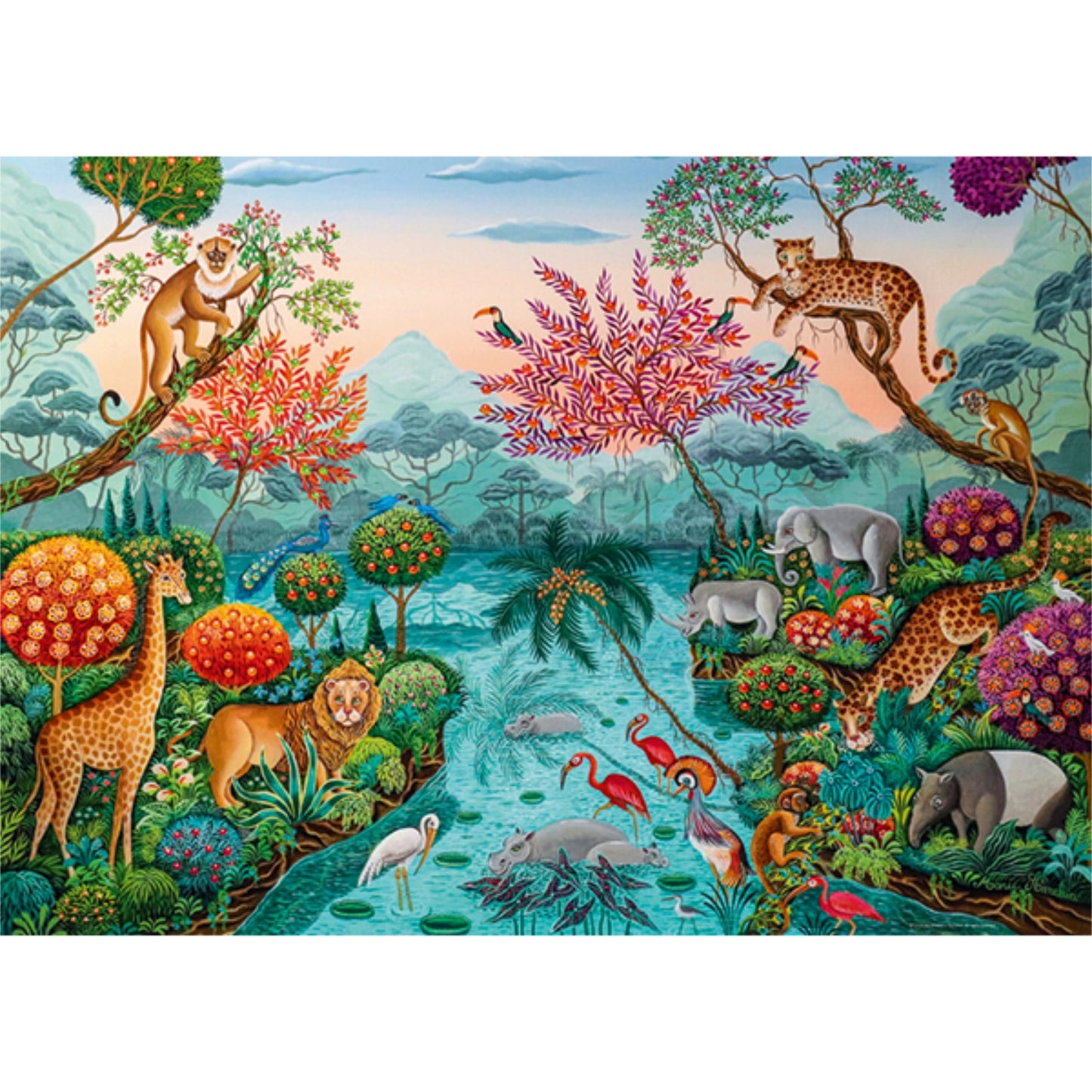 Exotic Garden - Lagoon Paradise | 1000 pièces