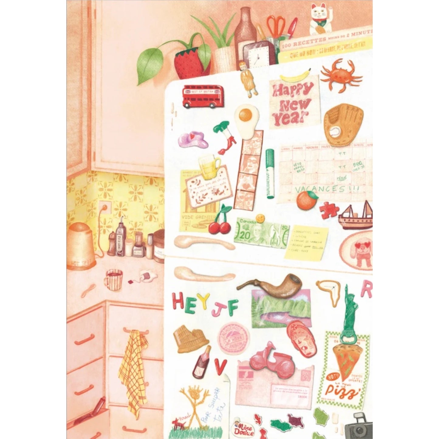 The refrigerator door | 1000 pieces