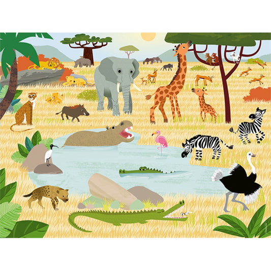 The animals of the savannah | 30 piece