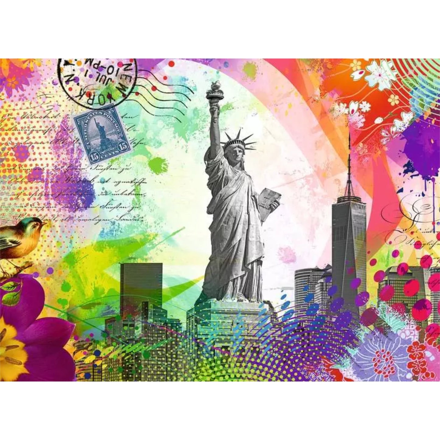 New York Postcard | 500 pièces