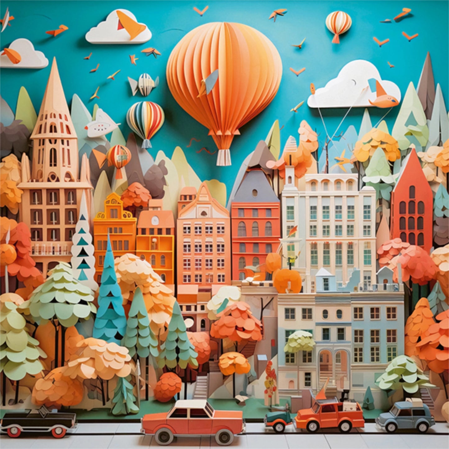 Paper-Like - Townscape | 1000 pièces