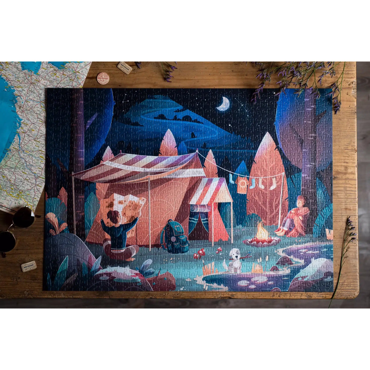 Camping Under the Stars - Trevell | 1000 pieces