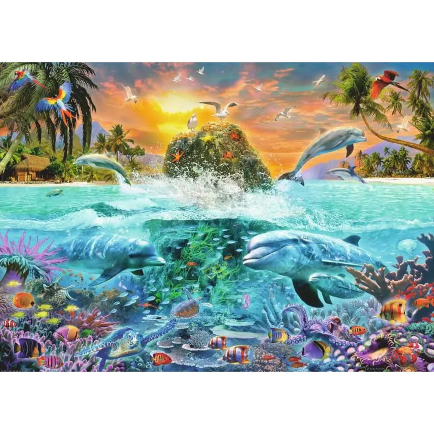 The Underwater Island | 1000 pièces