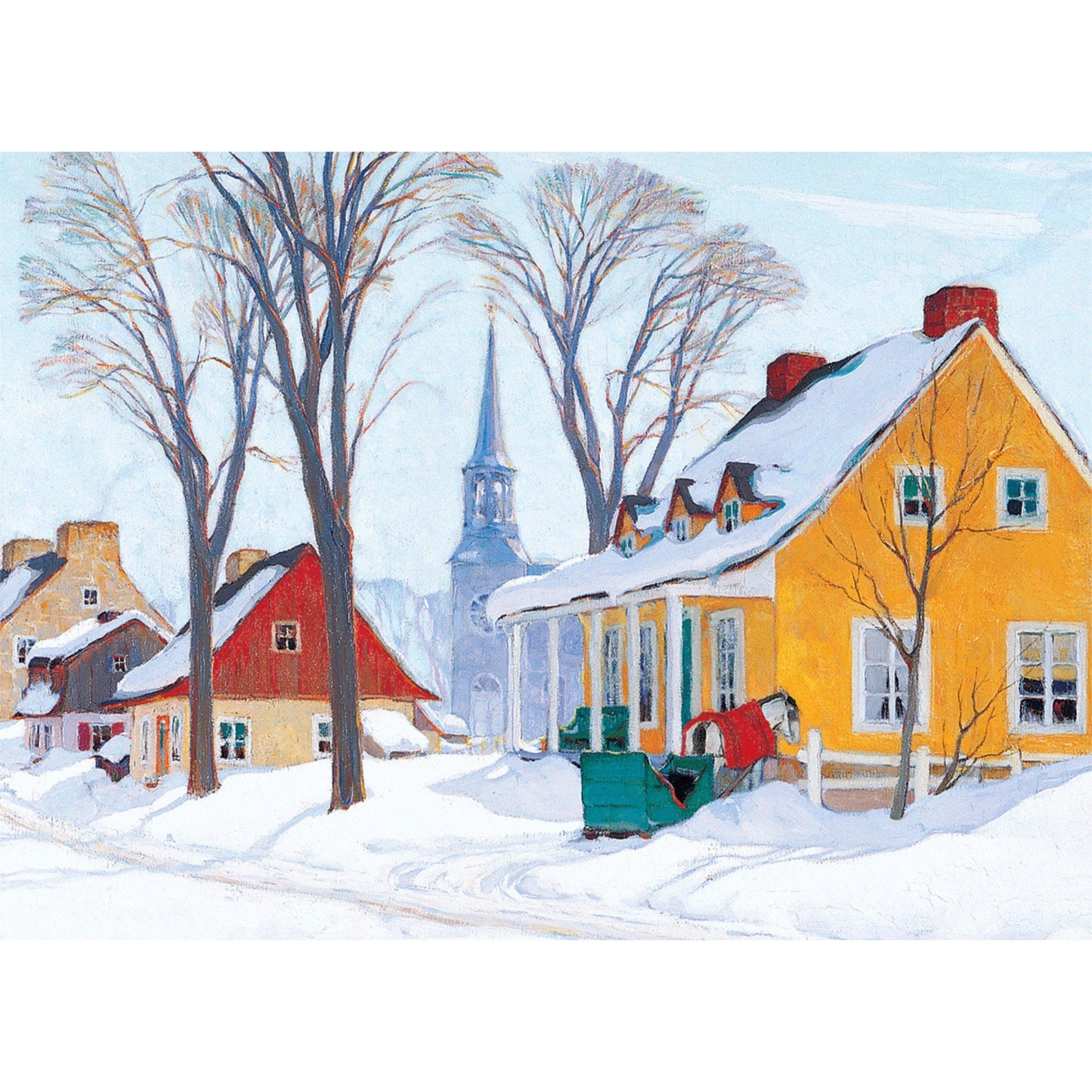 Matin d'hiver à Baie-St-Paul | 1000 pièces