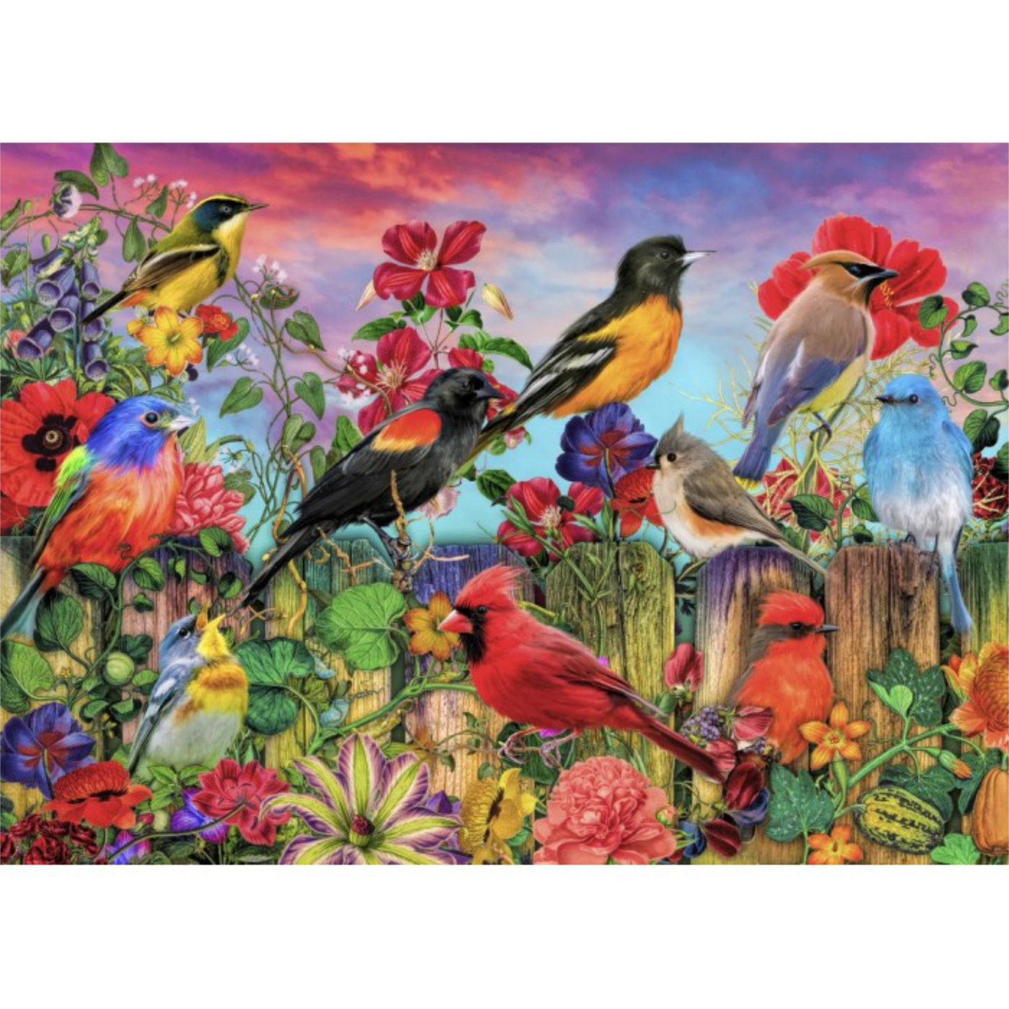 Birds And Blooms Garden | 500 Piece