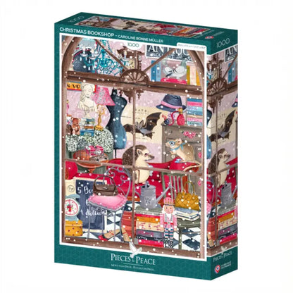 Christmas Bookshop - Pieces and Peace | 1000 pièces