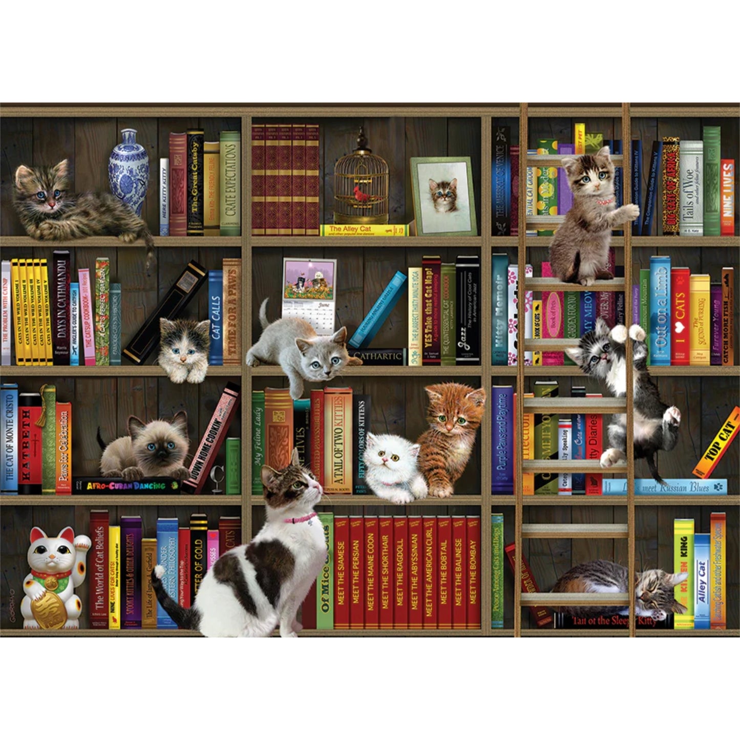Kitty Librarians | 1000 pièces