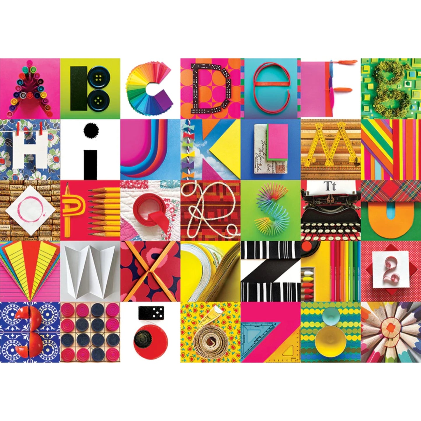 Found Alphabet | 1000 pièces