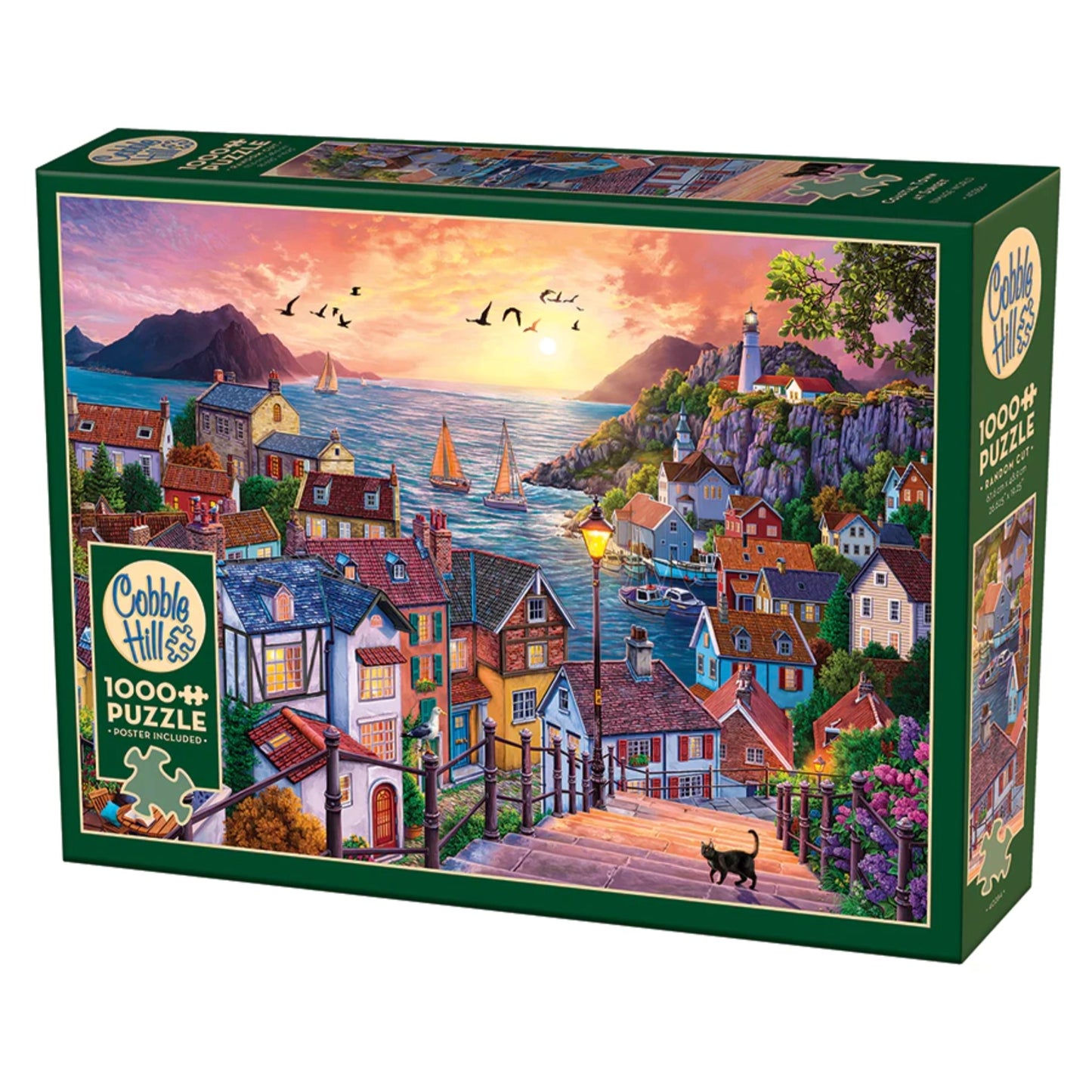 Coastal Town at Sunset| 1000 pièces