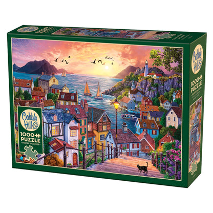 Coastal Town at Sunset| 1000 pièces
