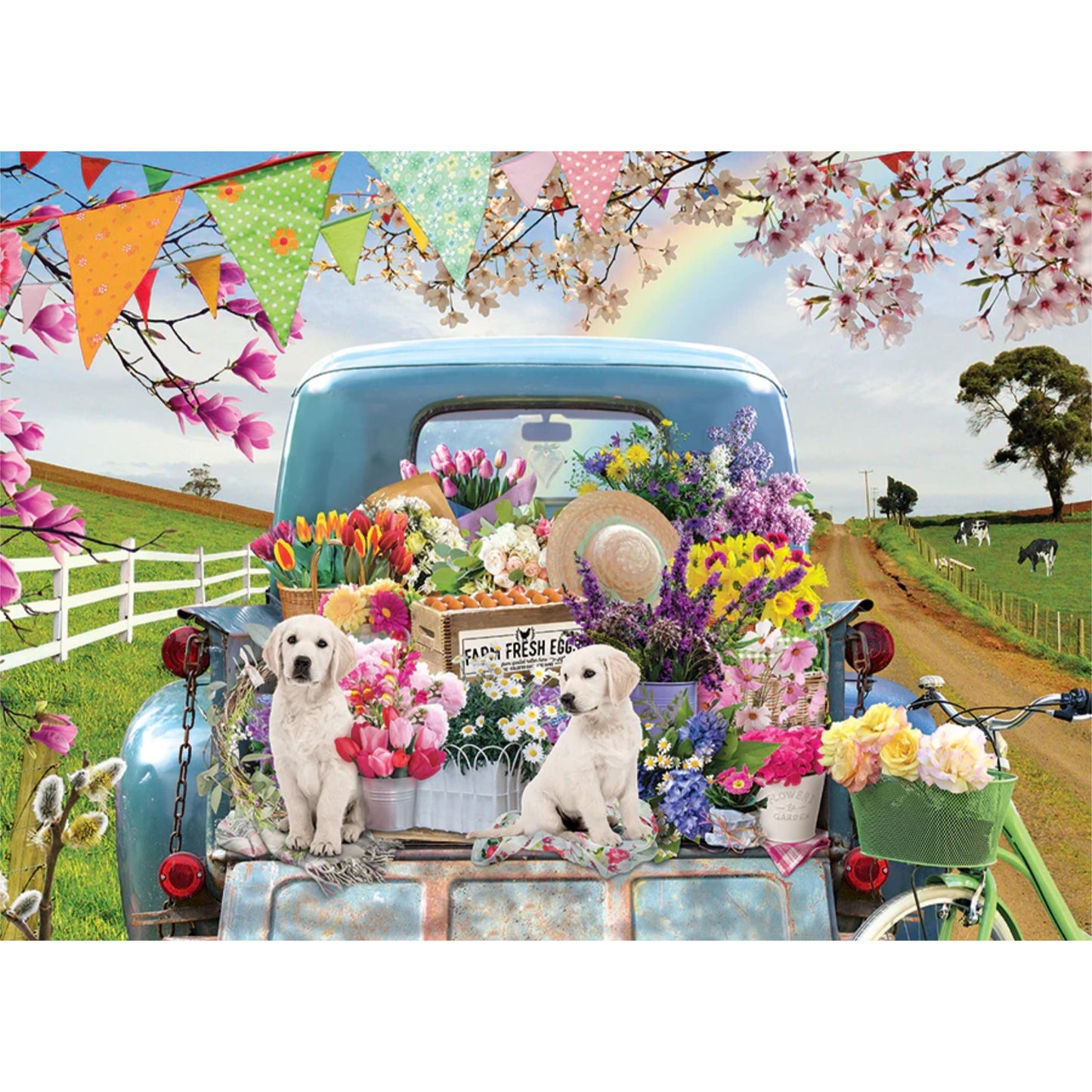 Country Truck in Spring | 500 pièces