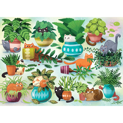 Cat vs Plants | 500 pièces