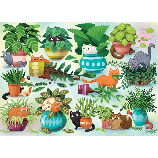 Cat vs Plants | 500 pièces