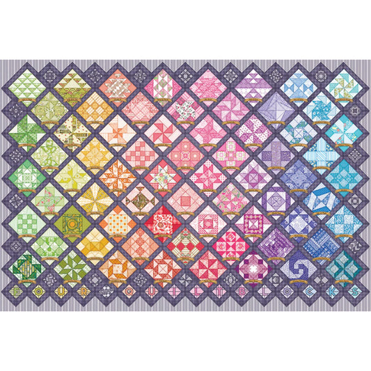 Four Square Quilt Blocks | 2000 pièces