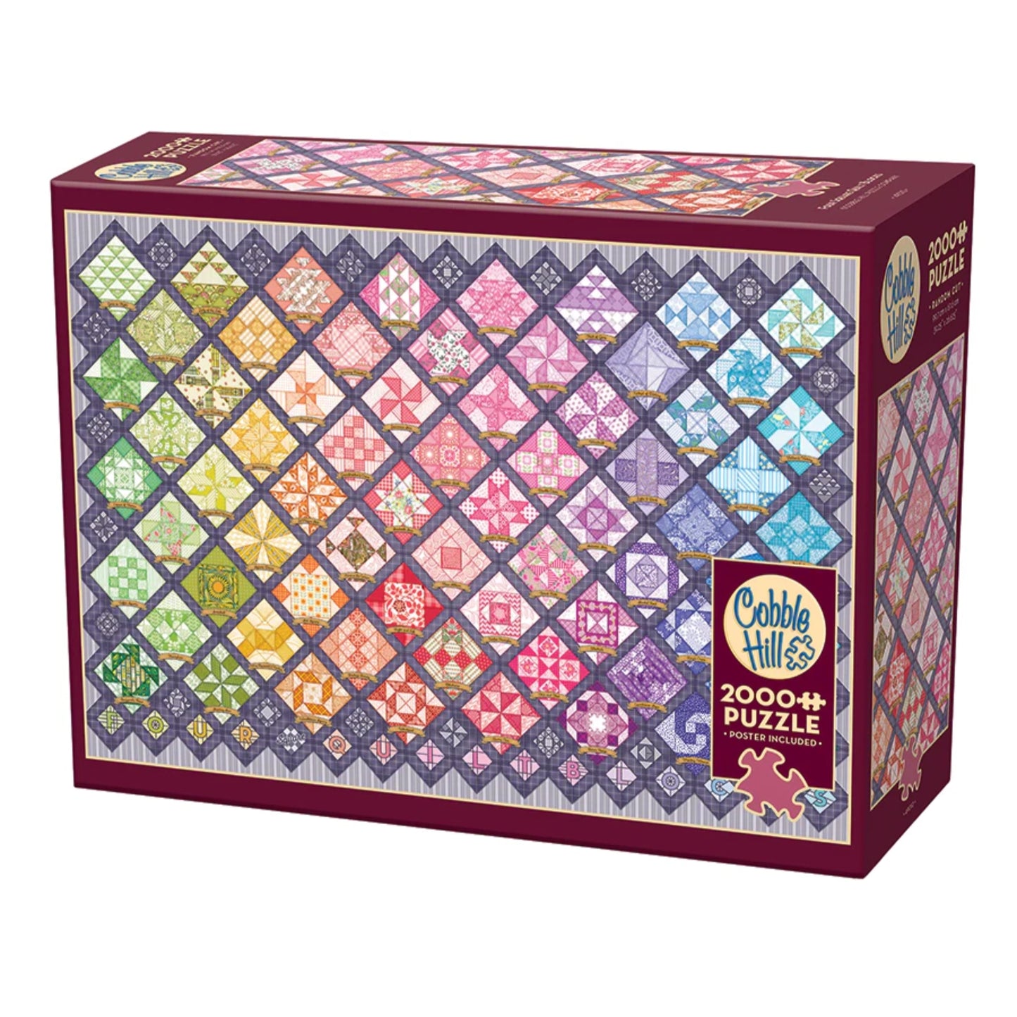 Four Square Quilt Blocks | 2000 pièces