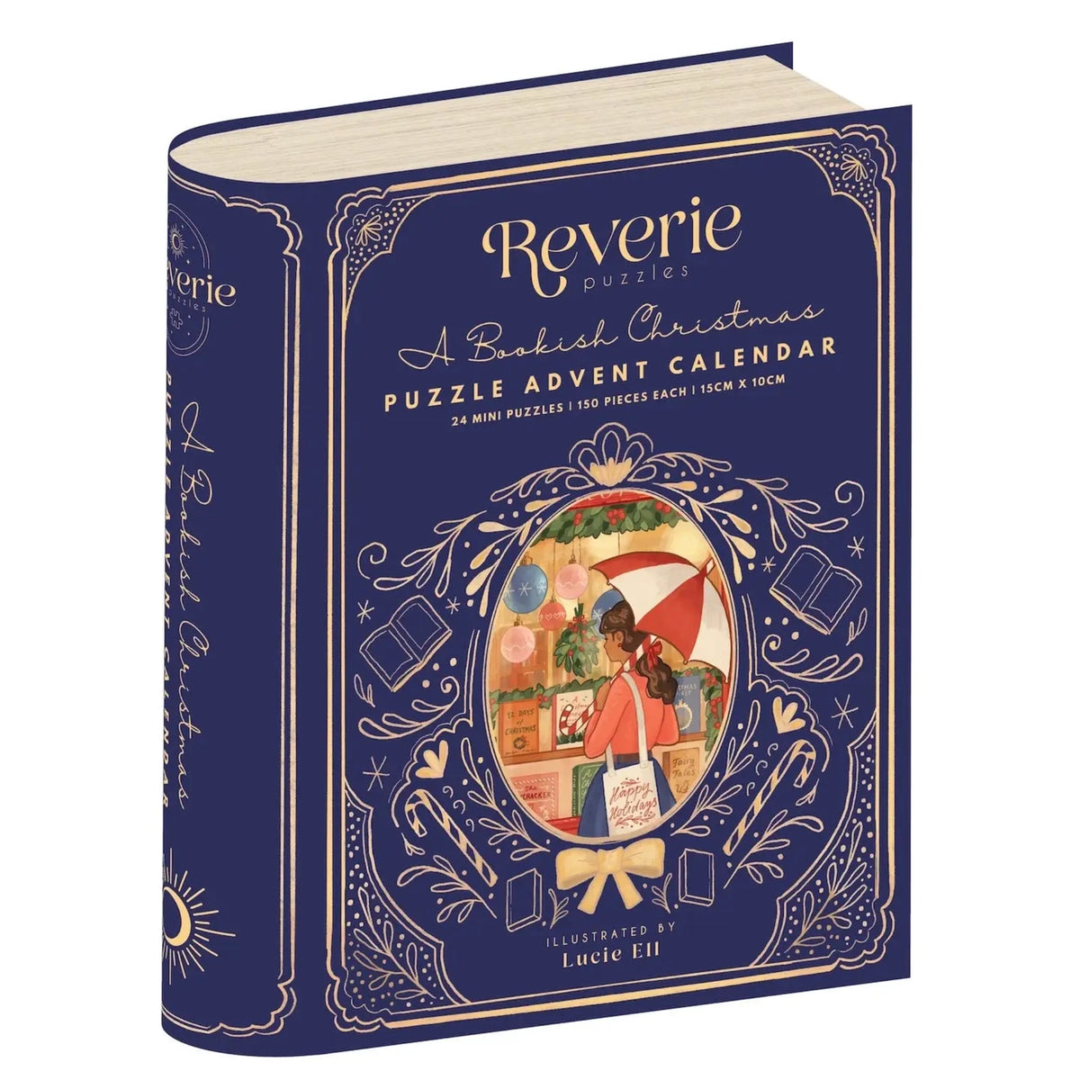 A Bookish Christmas - Reverie | Calendrier de l'Avent – 24 mini casse-têtes de 99 pièces