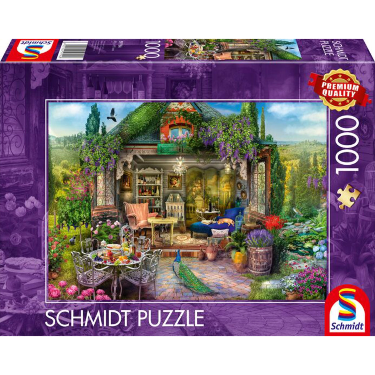 A Dream Garden Shed among the Vineyards | 1000 piece