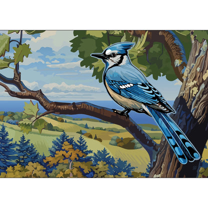 Prince Edward Island Blue Jay | 1008 Pieces