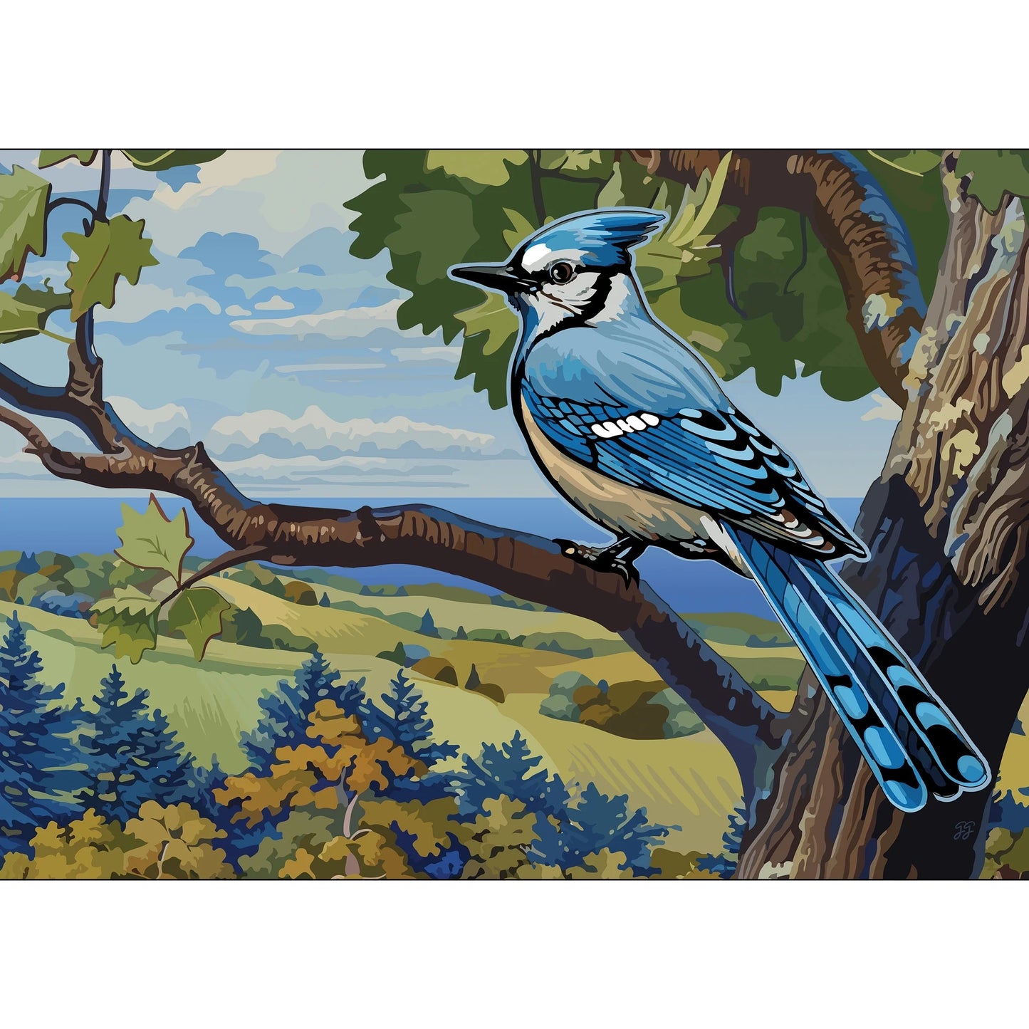Prince Edward Island Blue Jay | 192 Pieces