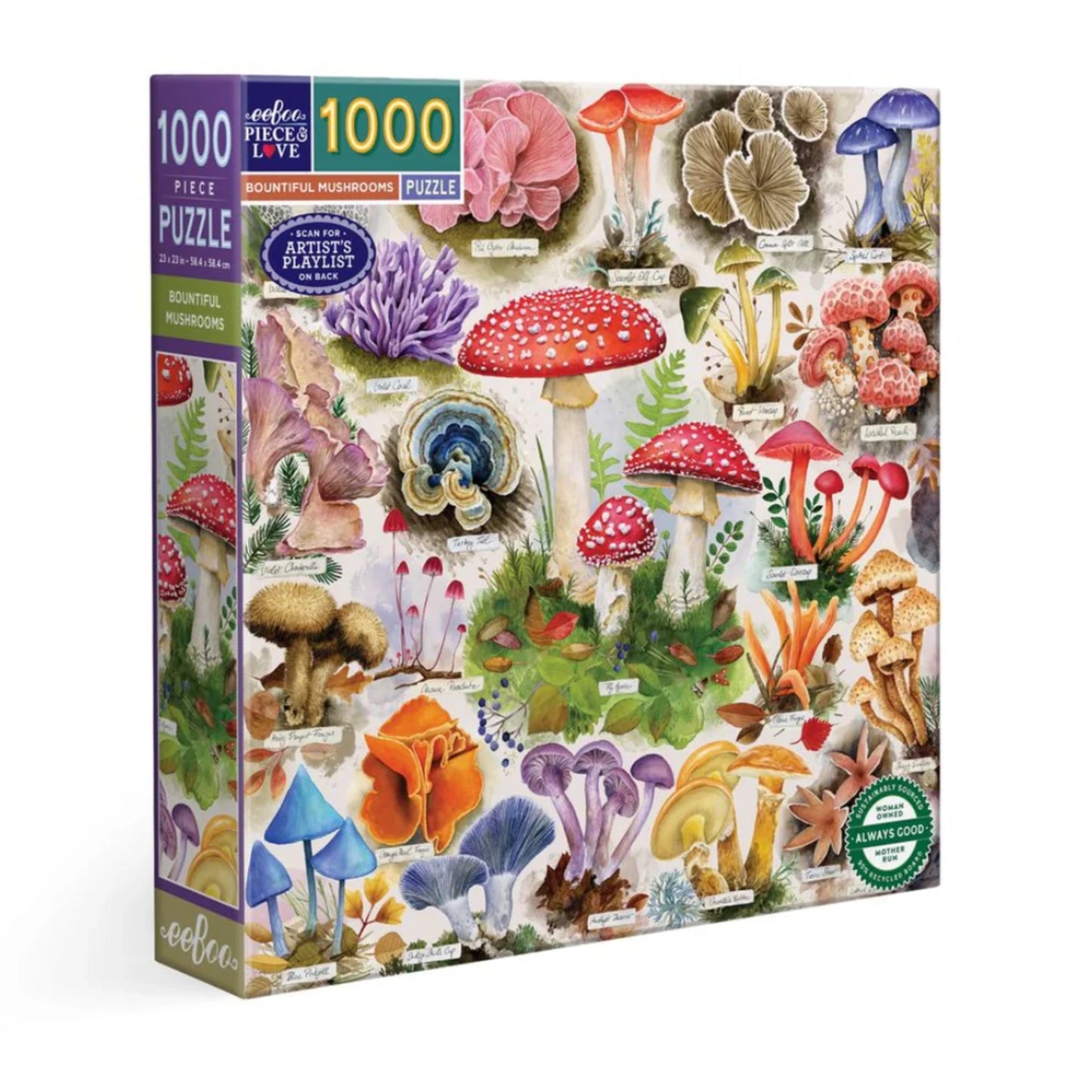 Bountiful Mushrooms | 1000 pièces