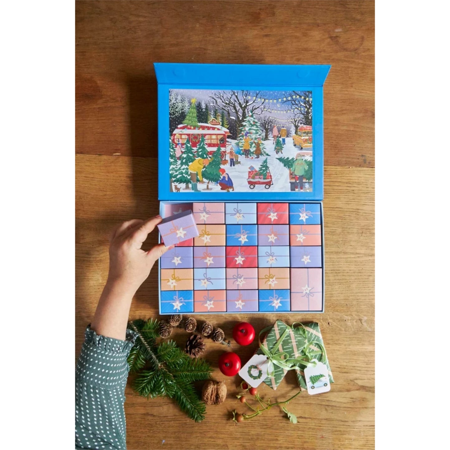 Christmas Trees and Snowflakes | Calendrier de l'Avent 24 boîtes