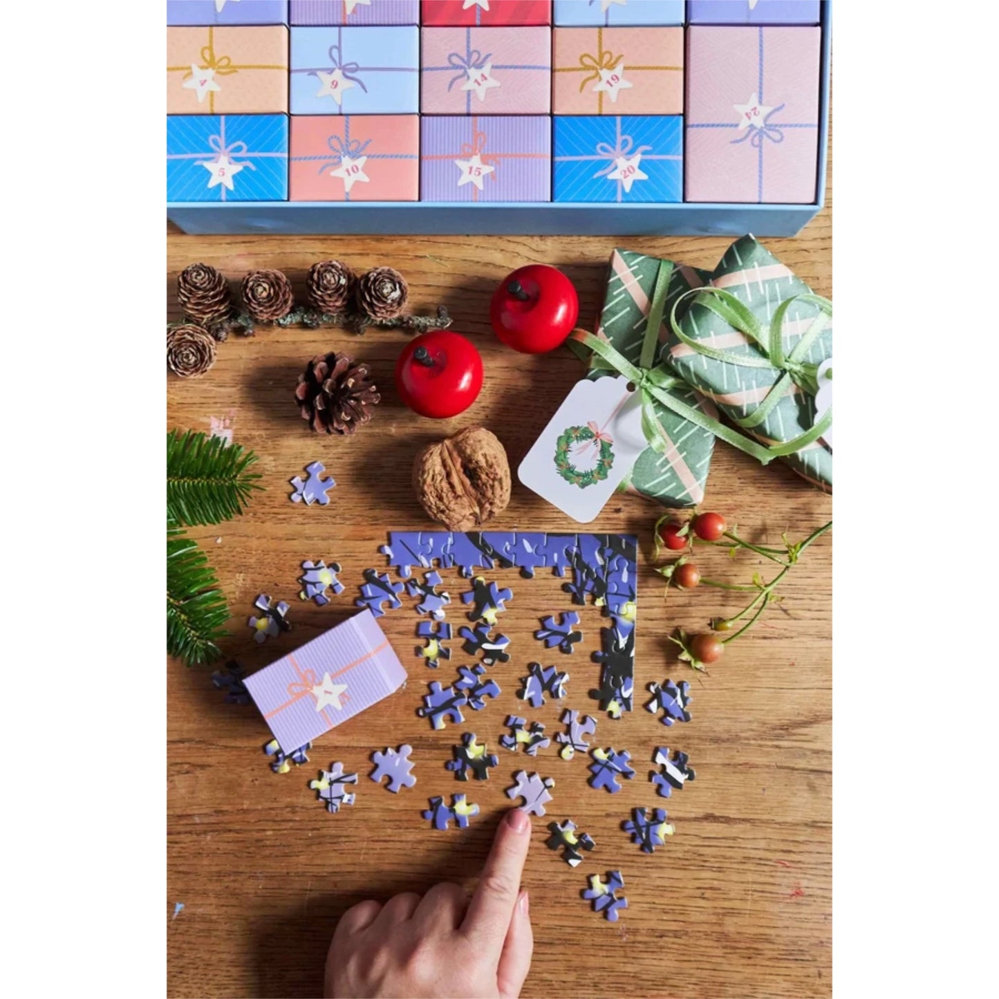 Christmas Trees and Snowflakes | Calendrier de l'Avent 24 boîtes