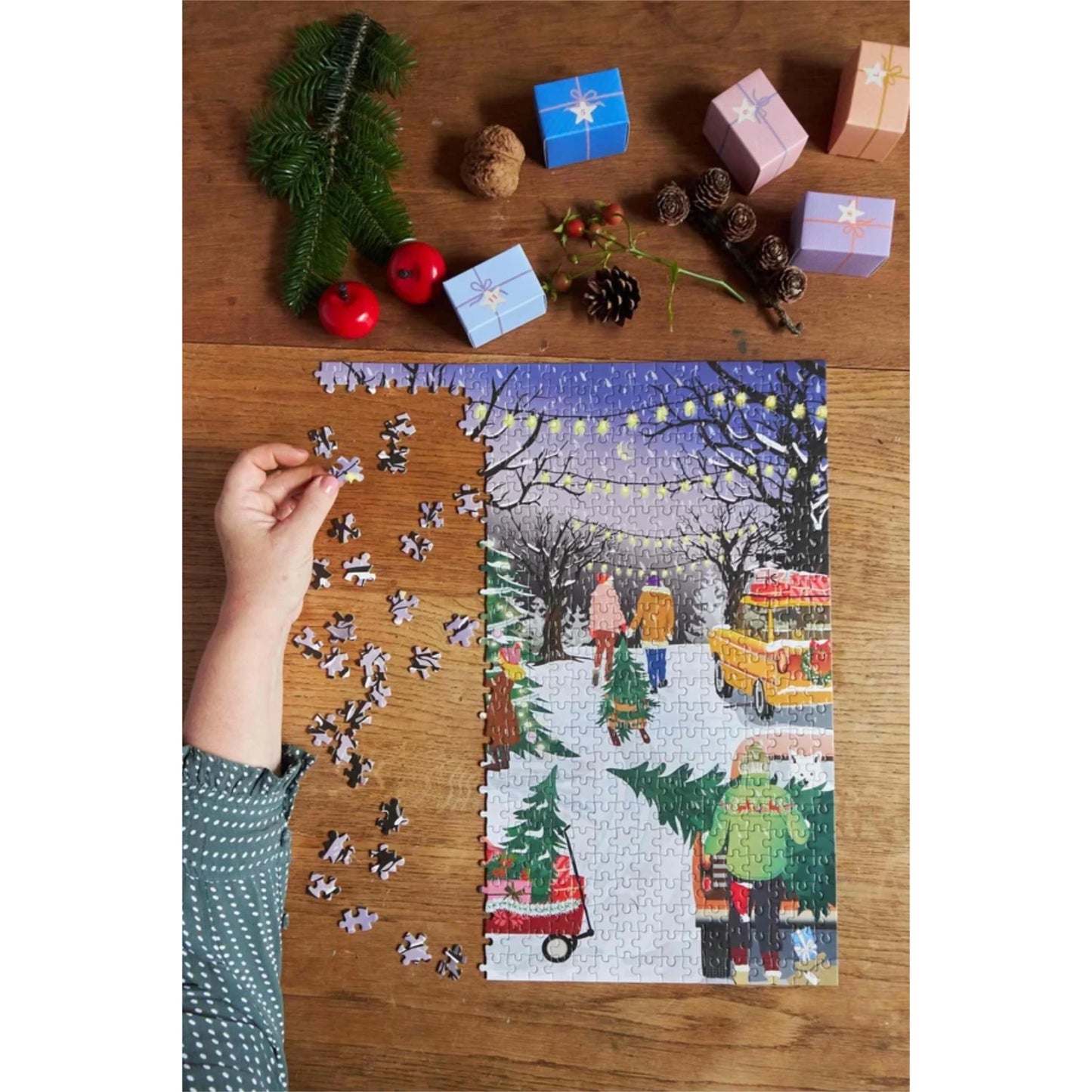Christmas Trees and Snowflakes | Calendrier de l'Avent 24 boîtes