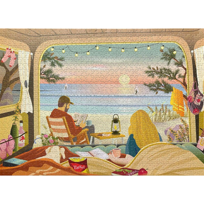 Camper by the Ocean | 1000 pièces