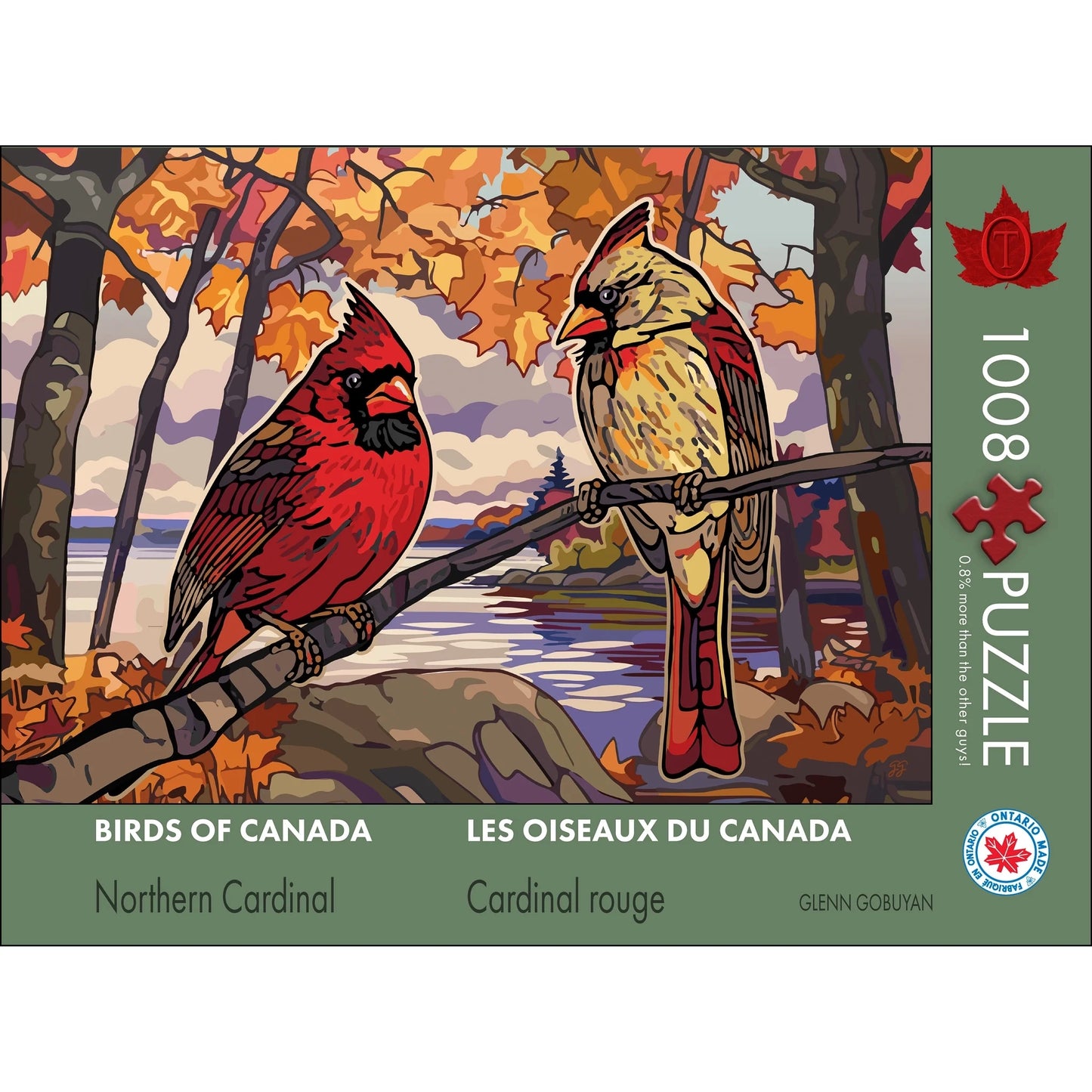 Cardinal rouge | 1008 pièces