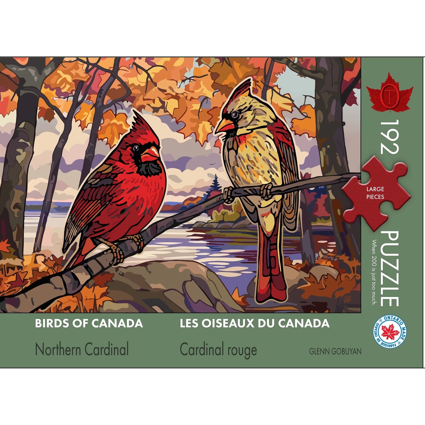 Cardinal rouge | 192 pièces