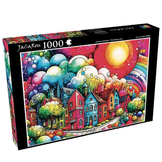 Avenue colorée | 1000 pièces