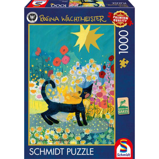 Cat in a Sea of Blossoms | 1000 piece