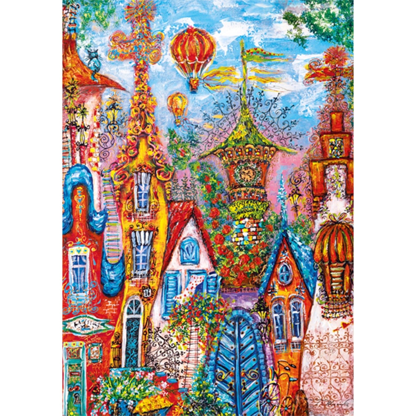 Charming Village - Blue Gate | 500 pièces