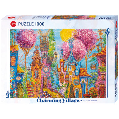 Charming Village - Pink Trees | 1000 pièces