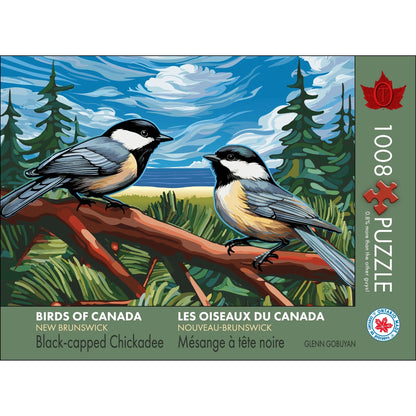 Mésange à tête noire du Nouveau-Brunswick| 1008 pièces