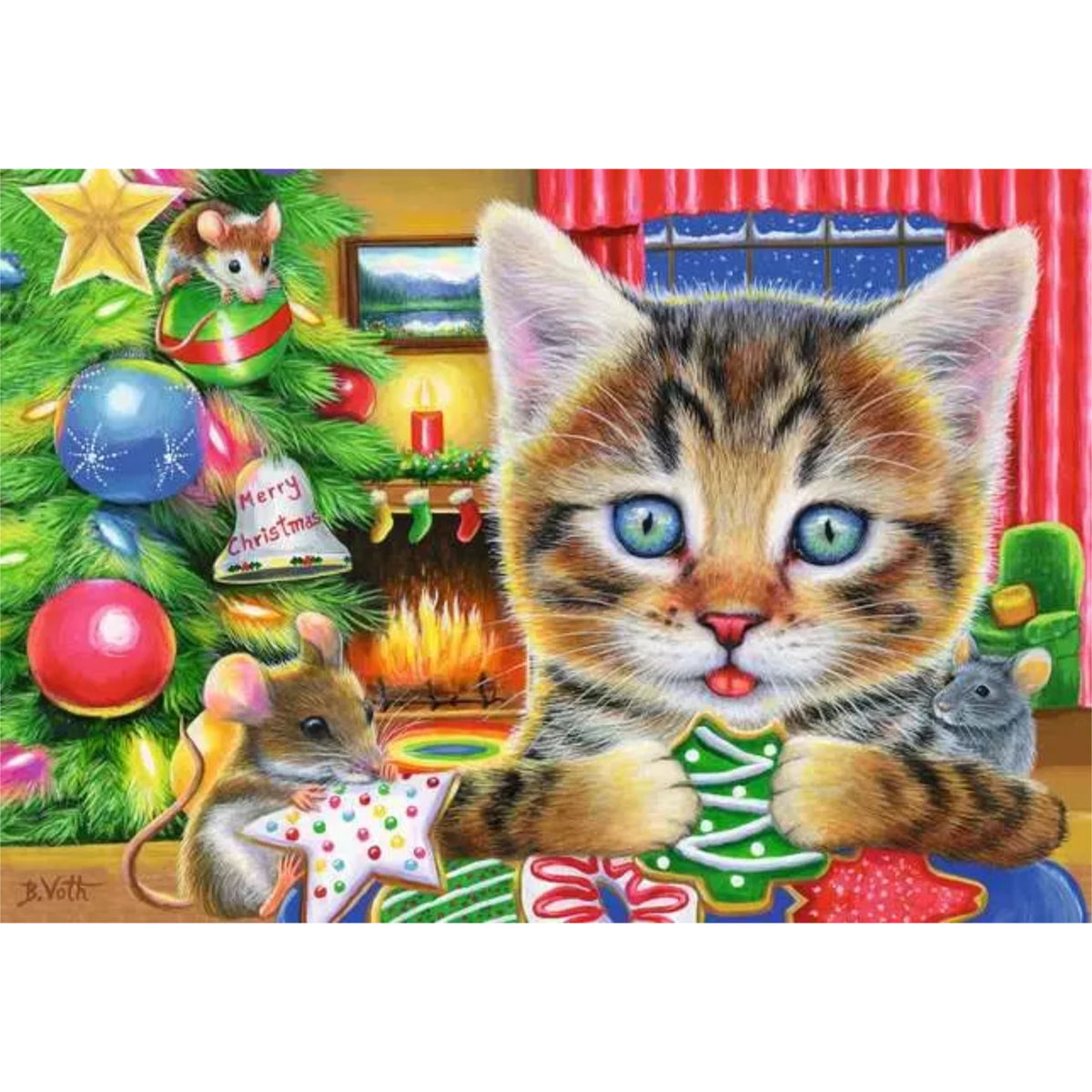 Christmas Kitties | 24 pièces (x2)