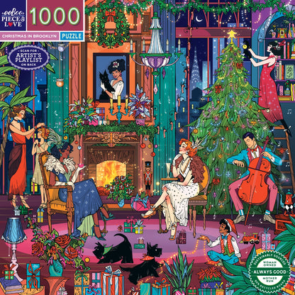 Christmas in Brooklyn - eeBoo | 1000 pièces