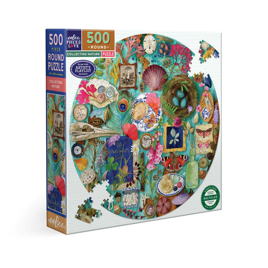 Collecting Nature | Casse-tête rond de 500 pièces