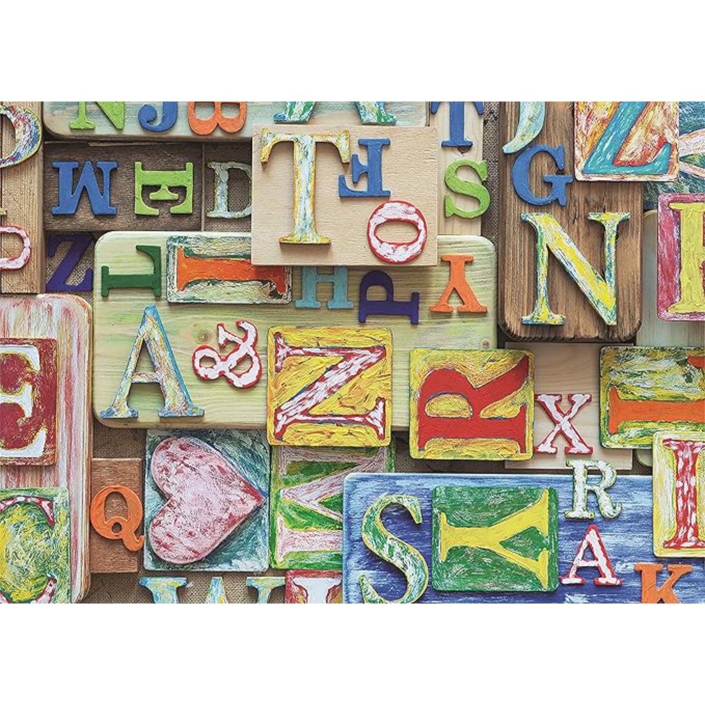 Alphabet coloré | 1000 pièces