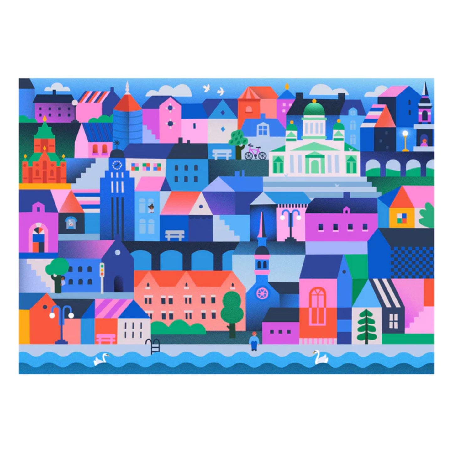 Crépuscule à Copenhague | 1000 pièces