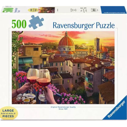 Cozy Wine Terrace | 500 piece Large Format