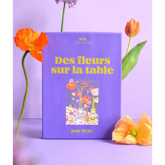 Des fleurs sur la table | 500 pièces