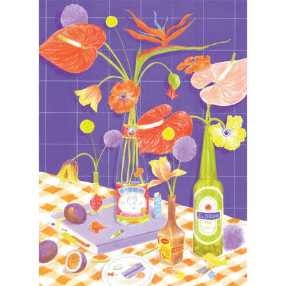 Des fleurs sur la table | 500 pièces